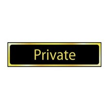 Insegna privata autoadesiva - insegna,