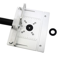 Router Tavolo Inserto Piastra Alluminio Elettrico Fresa Legno Flip Board Guida Mitra