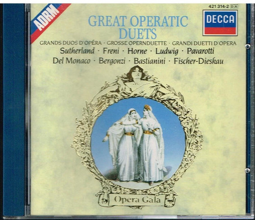 Decca great operatic duets - duets, cd