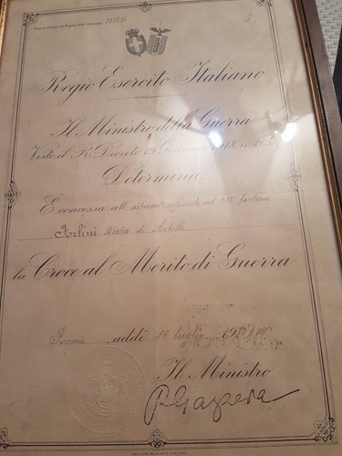 Diploma concessione croce - concessione,