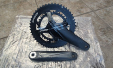 FSA Gossamer Pro Bicicletta Bici ABS Evo Guarnitura Catena Nero 172,5mm 34/50T