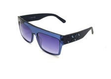 SWAROVSKI SK0128/S (90W) occhiali da sole da donna, squadrati blu