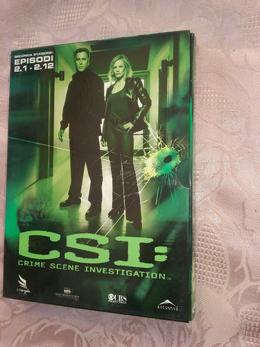 Cofanetto dvd dischi - dischi, csi