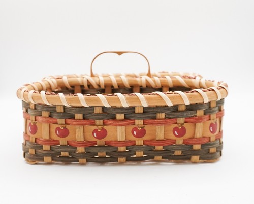 Cestino vintage fatto mano - cestino,