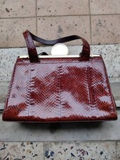 Borsa Da Donna In Pelle di coccodrillo con specchietto  stile vintage