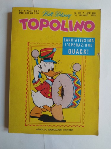 Topolino libretto 915 ottimo - topolino,