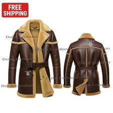 Cappotto lungo uomo vera pelle