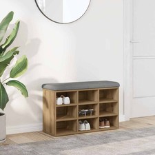 vidaXL Scarpiera Rovere Artigianale 82x32x50 cm in Legno Multistrato