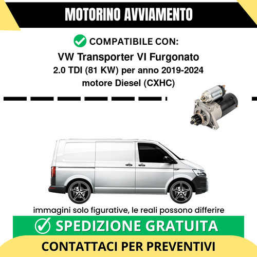 Motorino avviamento - avviamento, vw