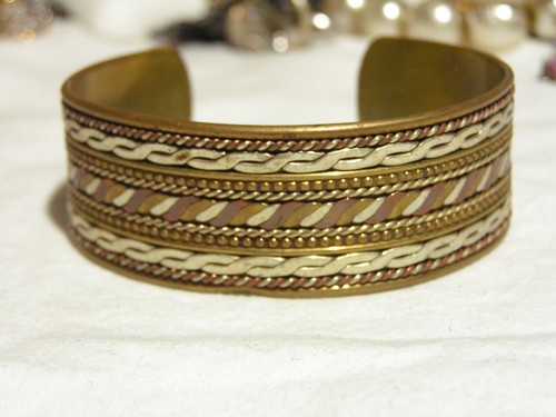 Bracciale vintage ottone - in,