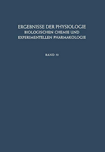 Ergebnisse der physiologie - ergebnisse,