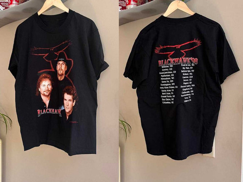Shirt blackhawk anni band - 90,