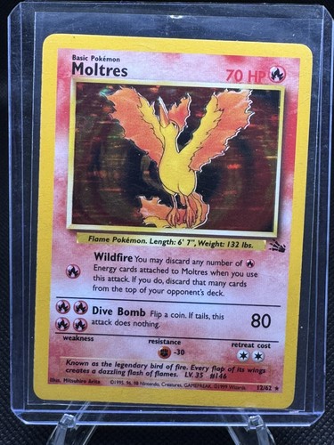 Carta pokemon moltres holo - pokemon,