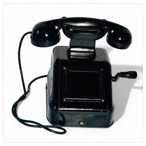 Telefono tavolo manovella - telefono, da