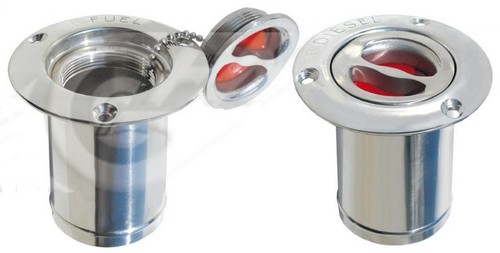 Tappo imbarco carburante - tappo, inox