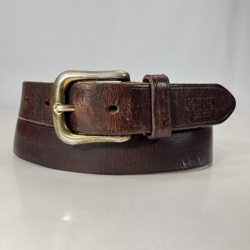 Cintura vera pelle - pelle, marrone