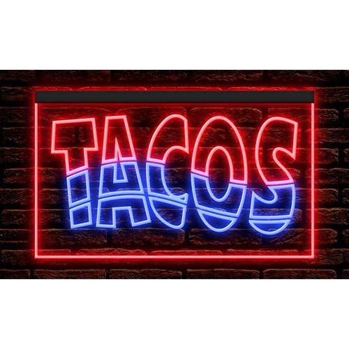 Insegna neon bicolore - neon,