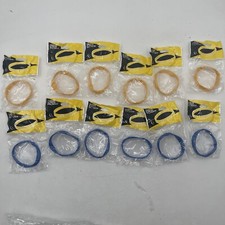 Lotto di 12 nuovi Live Strong nuovi braccialetti gialli e blu lancia Armstrong Livestrong