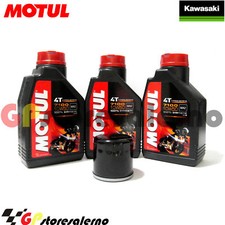 TAGLIANDO OLIO + FILTRO MOTUL 7100 10W50 KAWASAKI 800 W 2012