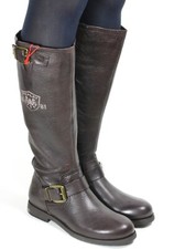 6 stivali stivali in pelle