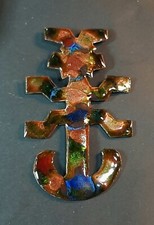 Pendente Gioiello Smalto 1950s- Cultura precolombiana- Tolima