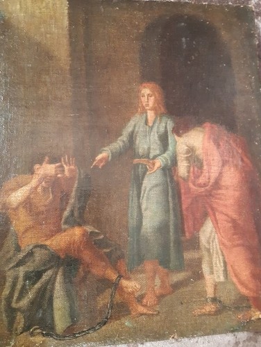 Antico quadro religioso - , unico