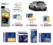 Kit Filtri Tagliando Bosch + Olio per Opel Mokka 1.4 GPL-LPG 103 Kw