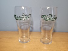 Vintage Pair Of Carlsberg Pint