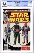 Star Wars #42N Variante Newsstand CGC 9.6 1980 4651148017 1° Fumetto Boba Fett