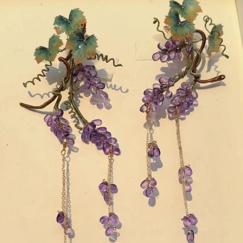 Fermaglio per capelli viola
