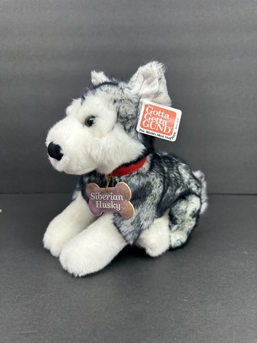 Gund siberian husky - husky, jr