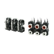 2pcs 6 RCA PCB Mount Female