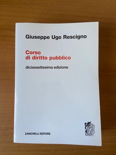 Corso diritto pubblico - corso,