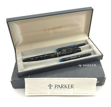 Parker Sonnet MK1 1st series Moonbeam Grey FP 18k nib NEW Old Stock in box