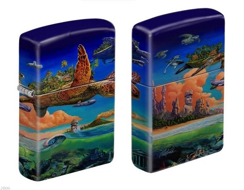 Zippo flying turtles by - ★,