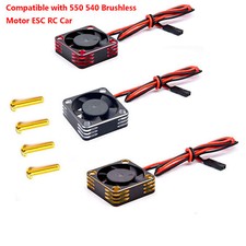 540 550 Motore Brushless ESC Ventola Raffreddamento Radiatore Alta Velocità per 1/10 1/8 RC Auto