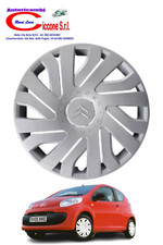 Set 4 Copricerchi Coppe Borchie Ruota 14'' per Citroen C1 C2 NEMO C3