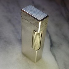 Accendino a gas Dunhill Rolla vintage orzo argento funzionante