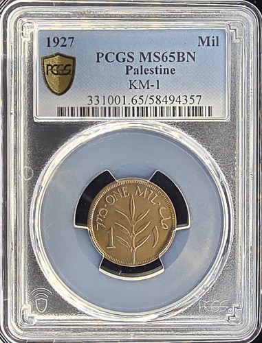 1927 palestina mil pcgs - 1927,