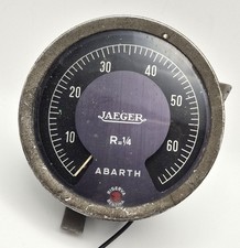 Contagiri vintage originale FIAT Abarth  Jaeger Diametro 12 Cm