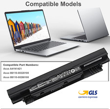A41N1421 Batteria compatibile per notebook computer portatile Asus 14,4V  2 Anni