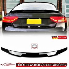 Spoiler posteriore labbro nero lucido per Audi A5 B8 8.5 Coupè 2008 + stile M4