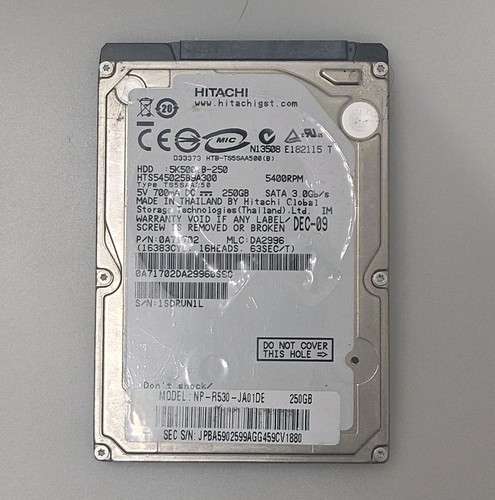 Hitachi hts545025b9a300 250 - hts545025b9a300, gb