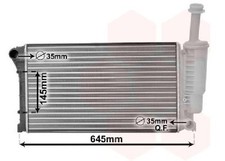 RADIATORE ACQUA FIAT PANDA 169