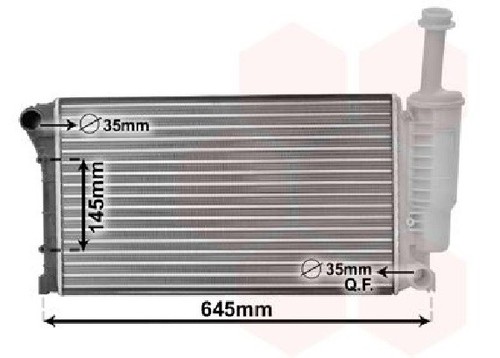 Radiatore acqua fiat panda - radiatore,