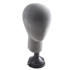 Manichino in schiuma floccata testa modello fotografia oggetti di scena manichino adulto testa8627