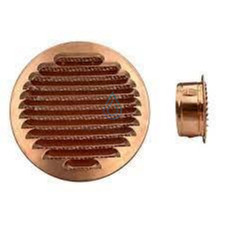 GRIGLIA AREAZIONE IMBOCCO Ø100 GRIGLIA Ø130 IN RAME CON RETE IN FIBRA DI VETRO