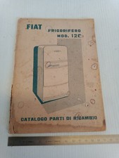 catalogo parti di ricambio originale 1956 frigorifero Fiat 120 9004