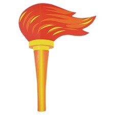  Torcia finta Simulazione Torcia Prop Torcia Giocattolo Torcia da competizione