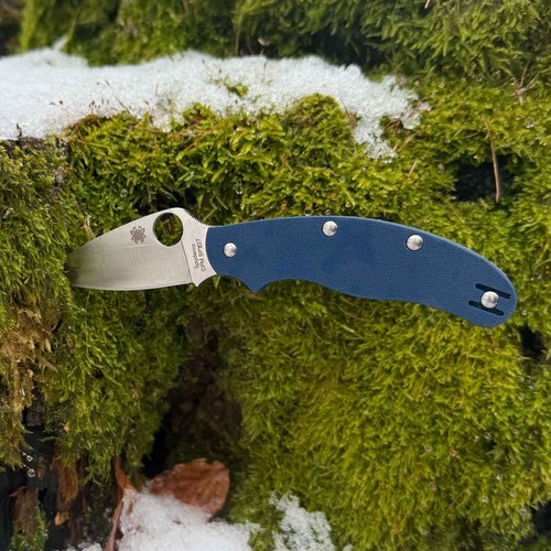 Spyderco penknife cobalt - uk,